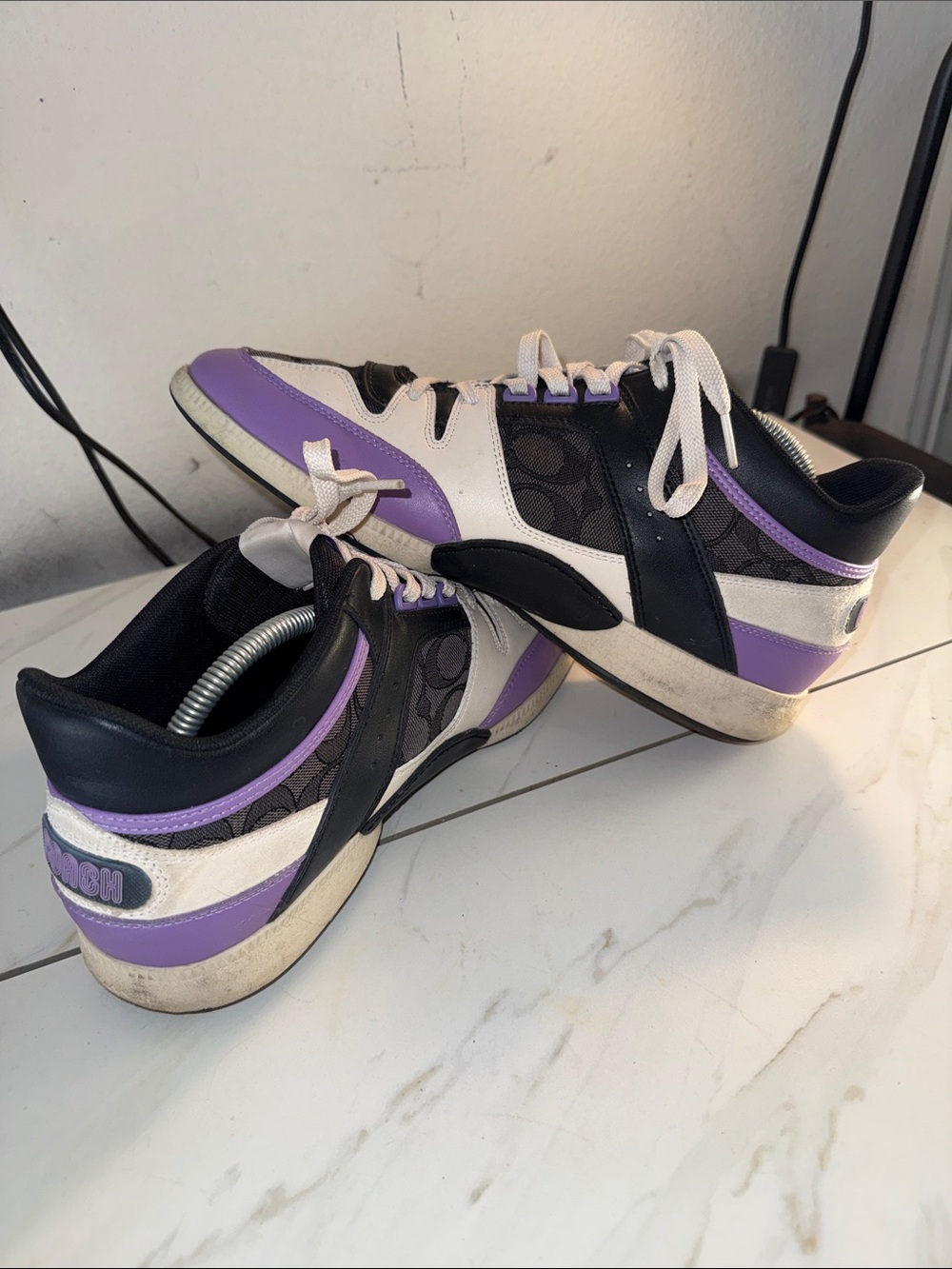 Men's COACH Ankle-high Fashion Sneakers, Sz. 11.5